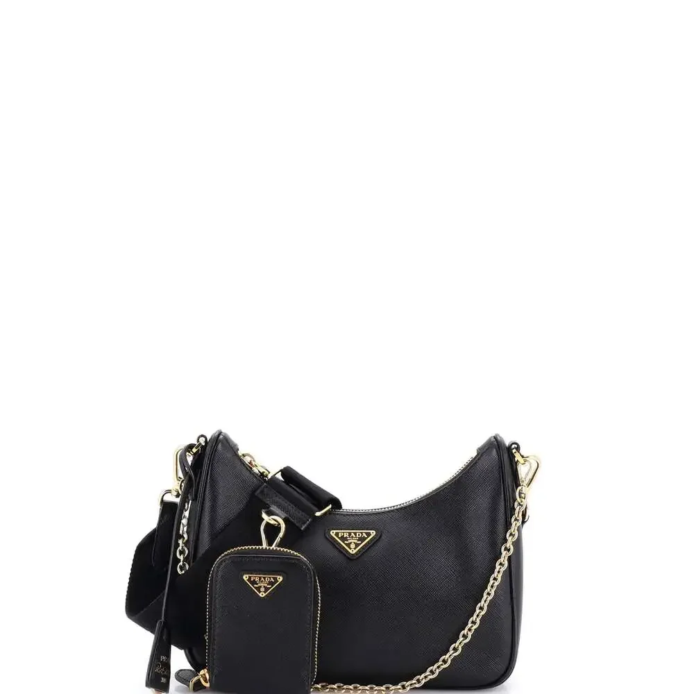 Prada Re-Edition Shoulder Bag Saffiano #244319P23B - Picture 1 of 8